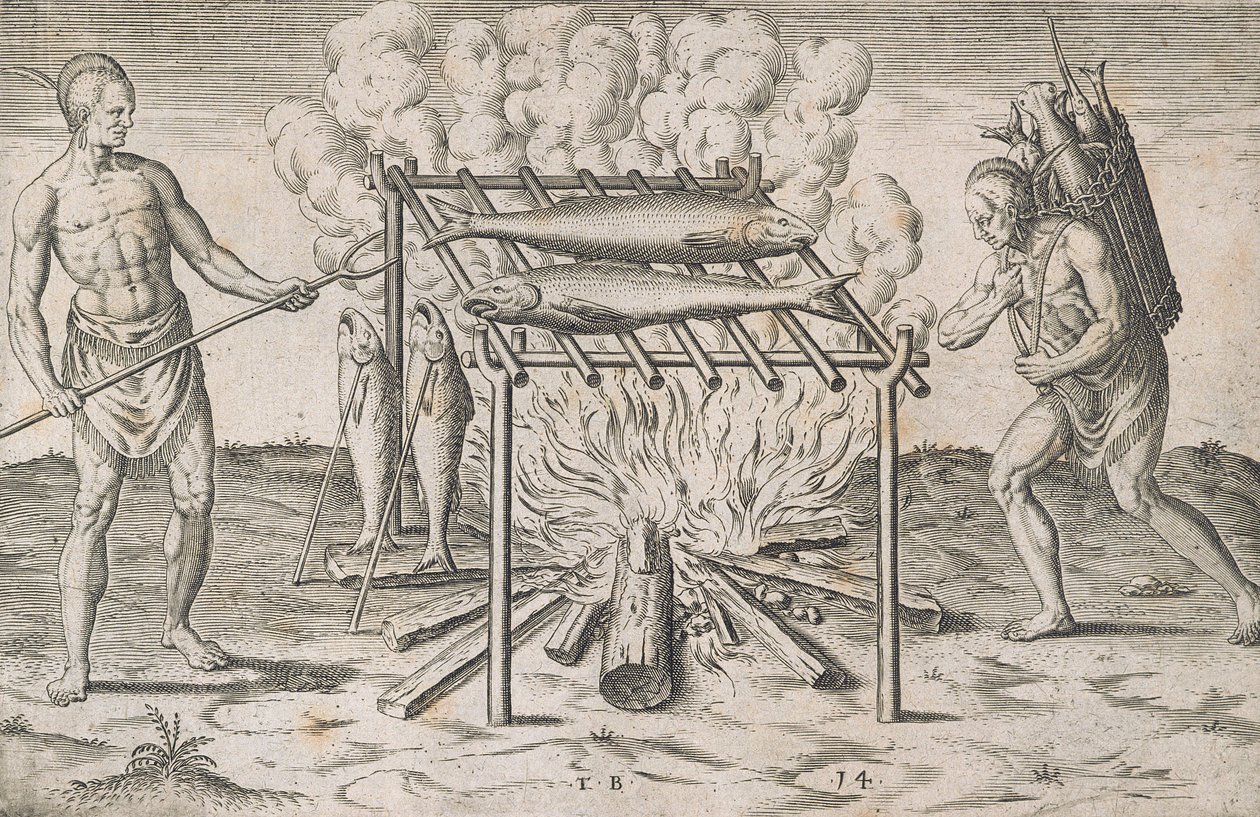 Cuisson du poisson, planche XIII, de 