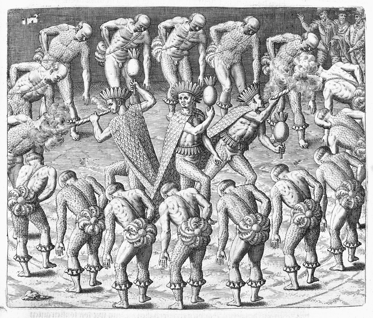 Indiens Tupinamba observés par Hans Staden lors de son voyage au Brésil, 1552, de 