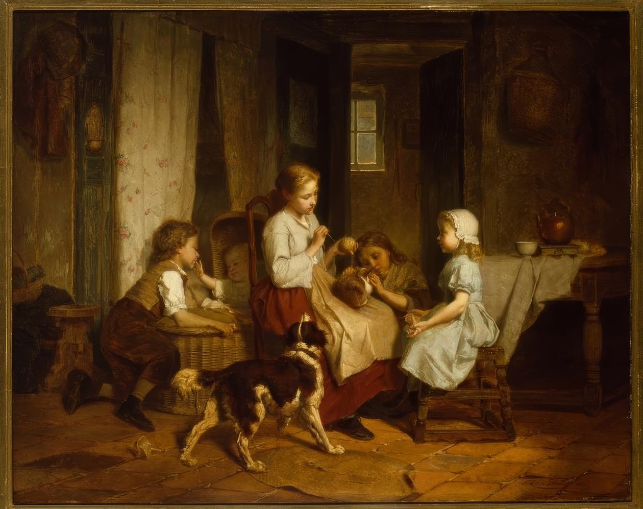 Famille heureuse - Theodore Gerard