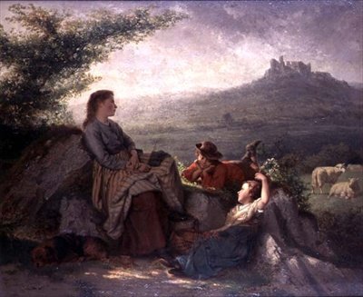 La Famille du berger - Theodore Gerard