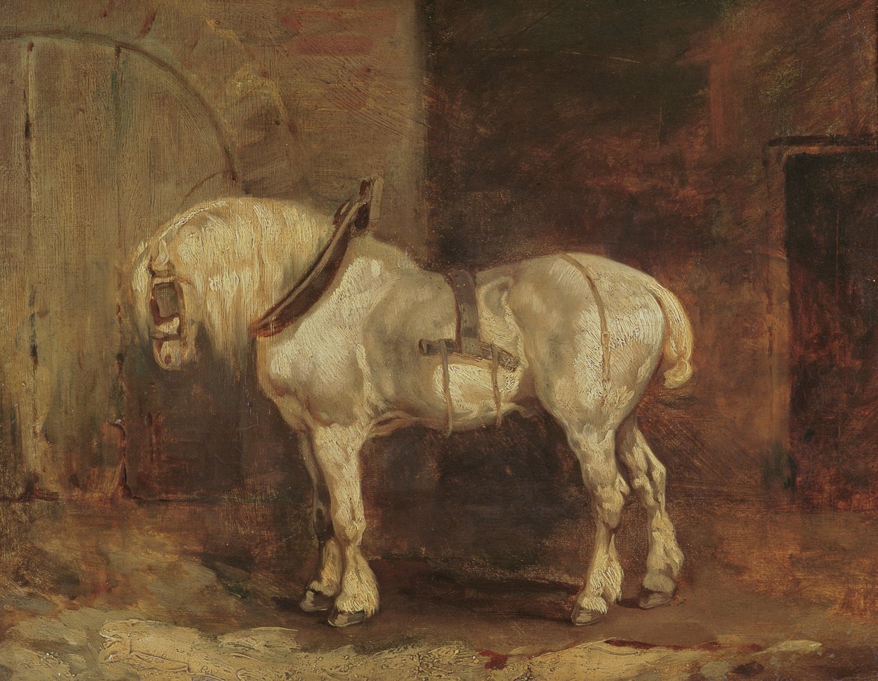 Un cheval de trait - Theodore Gericault