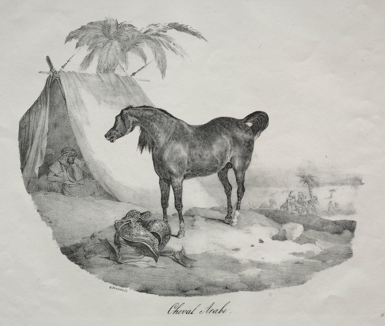 Cheval arabe - Theodore Gericault
