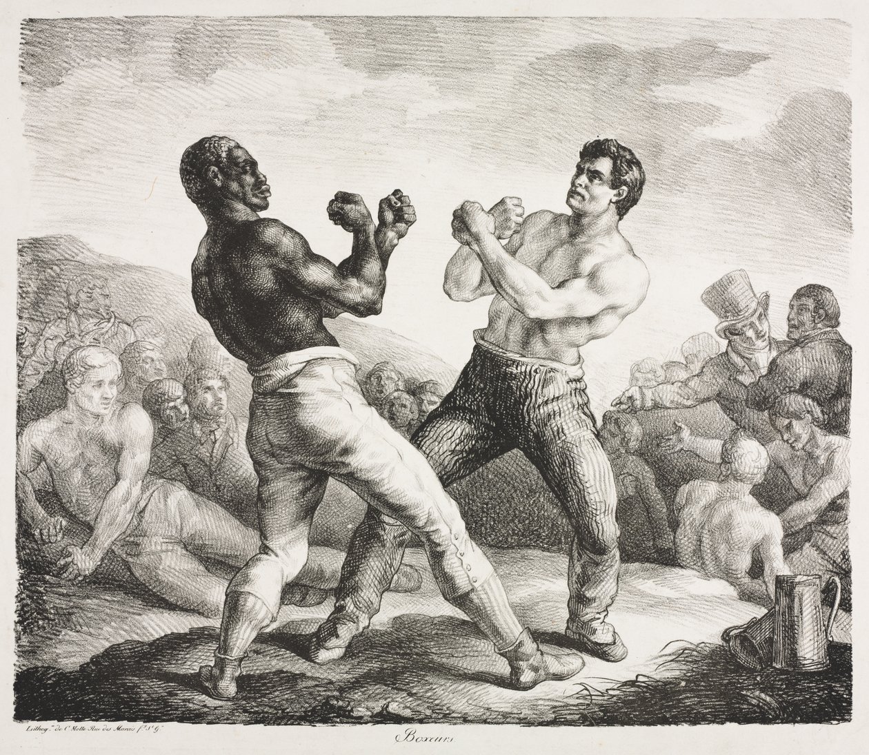 Boxeurs - Theodore Gericault