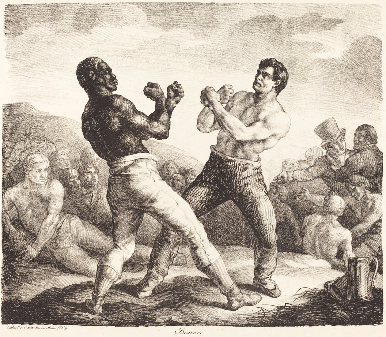 Boxeurs - Theodore Gericault
