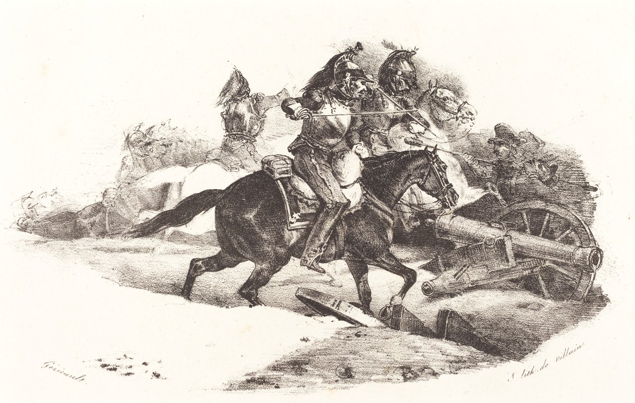 Cuirassiers chargeant - Theodore Gericault