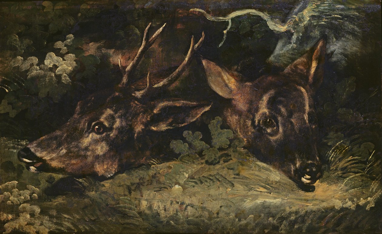 Têtes de chevreuil, 1815 - Theodore Gericault