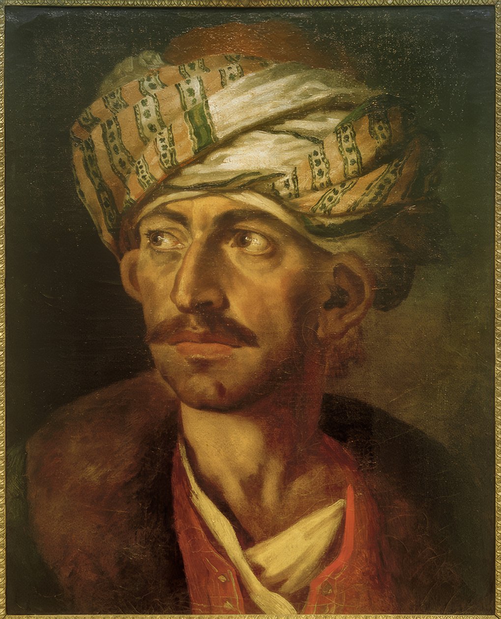 Portrait masculin (probablement Mustafa) - Theodore Gericault