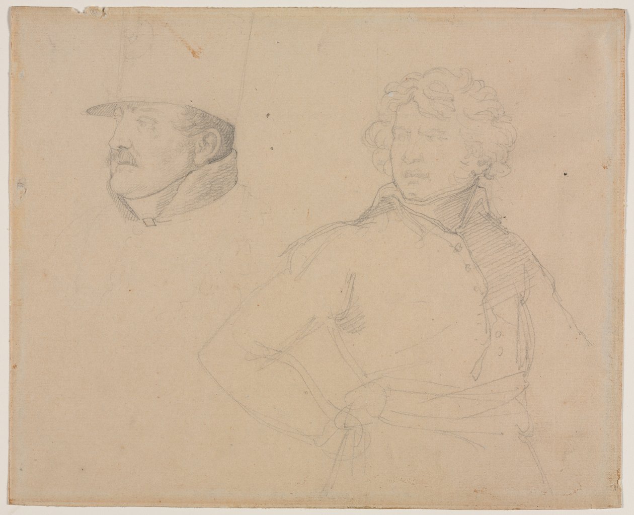Étude de deux soldats, 1818-1819 - Theodore Gericault