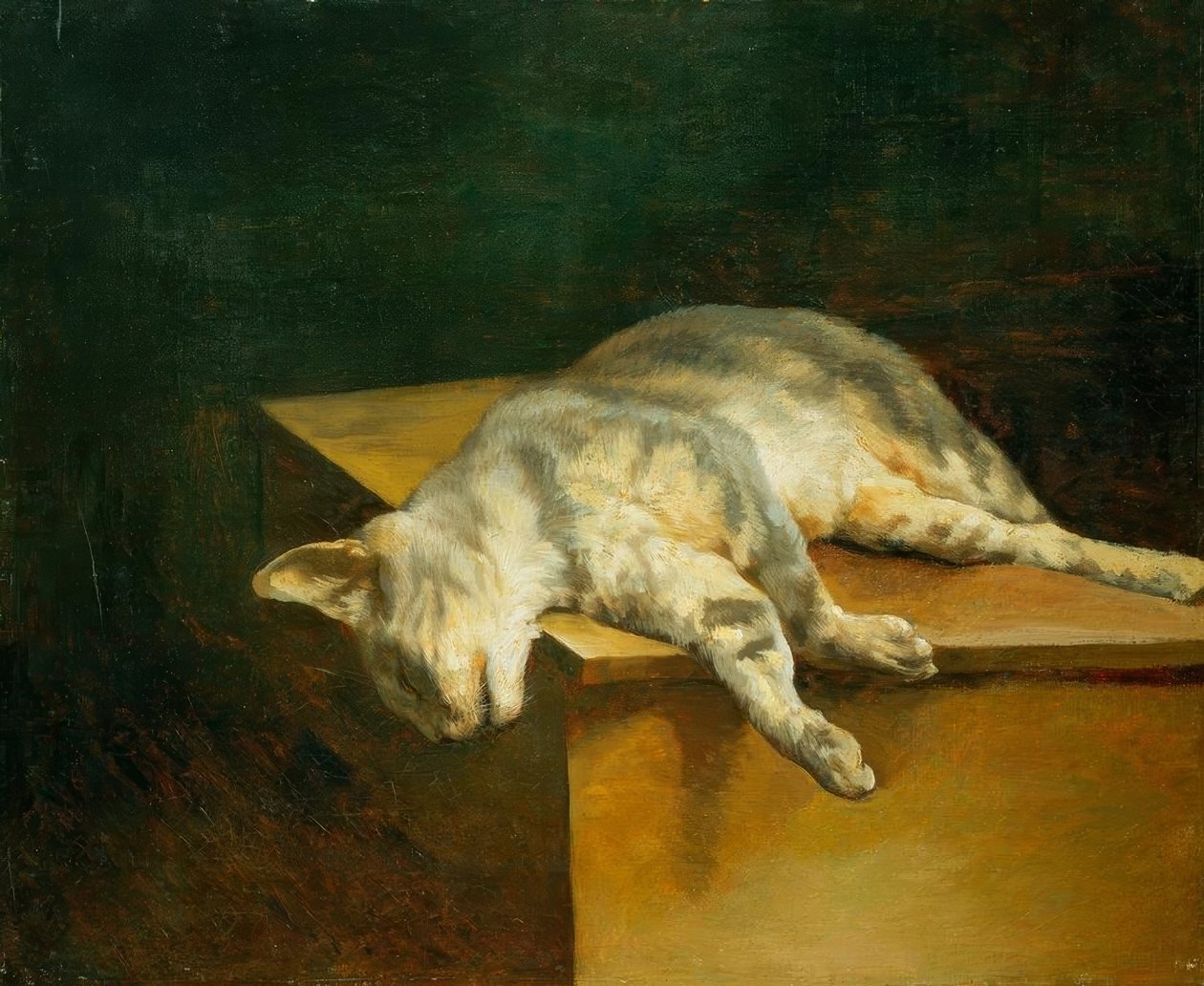 Chat mort - Theodore Gericault