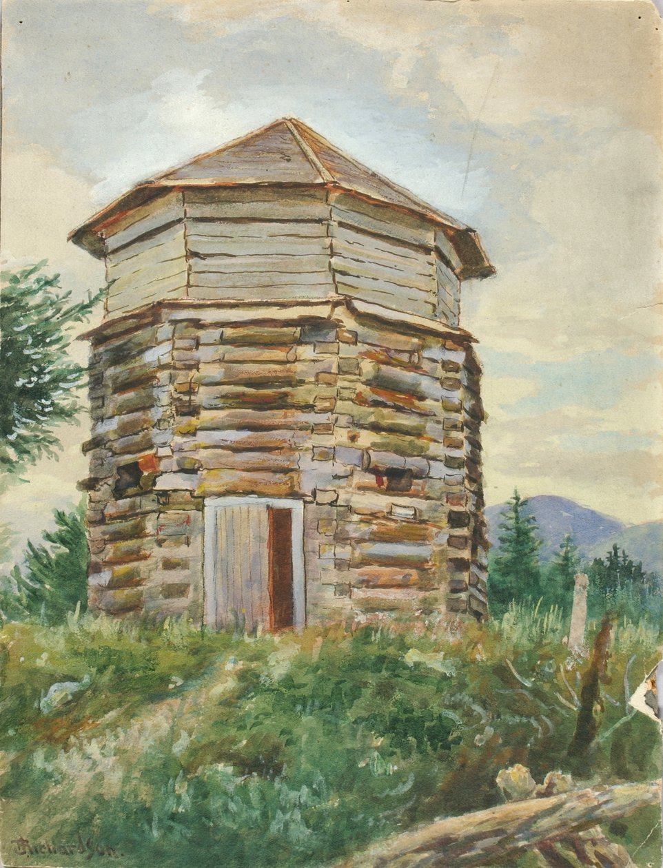 Maison russe, Alaska, 1900 - Theodore J. Richardson