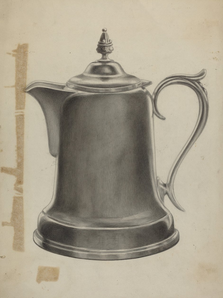 Urne à café en étain - Theodore Pfitzer