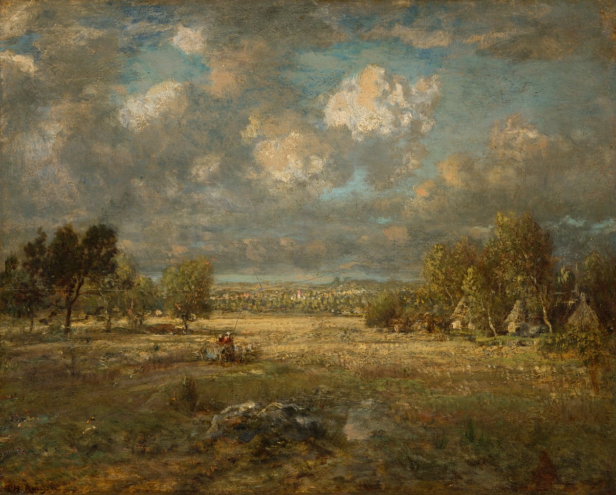 Campagne en Picardie, 1860 - Theodore Rousseau