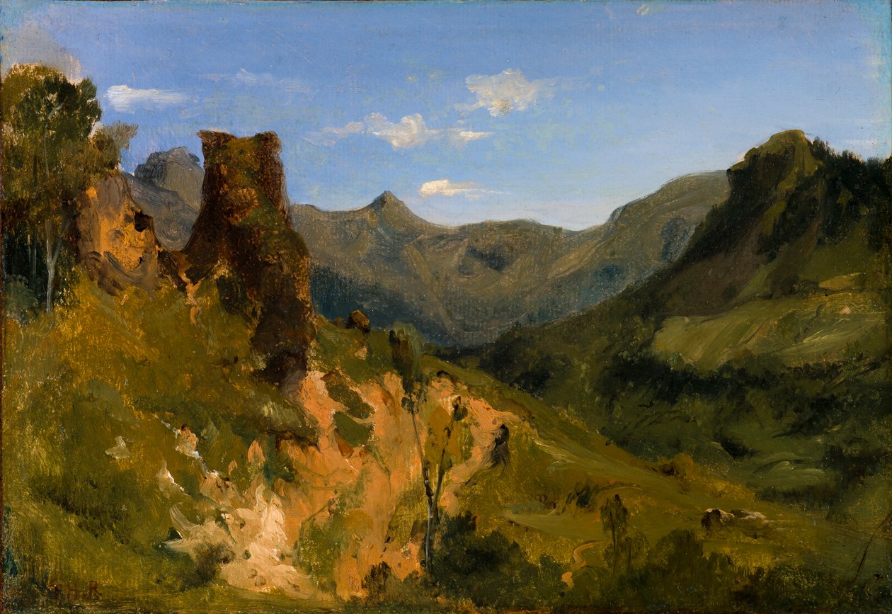 Vallée dans les montagnes d