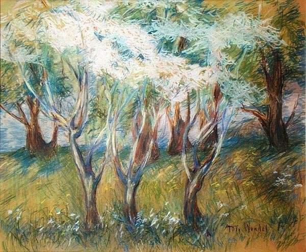 Verger à Giverny - Theodore Wendel