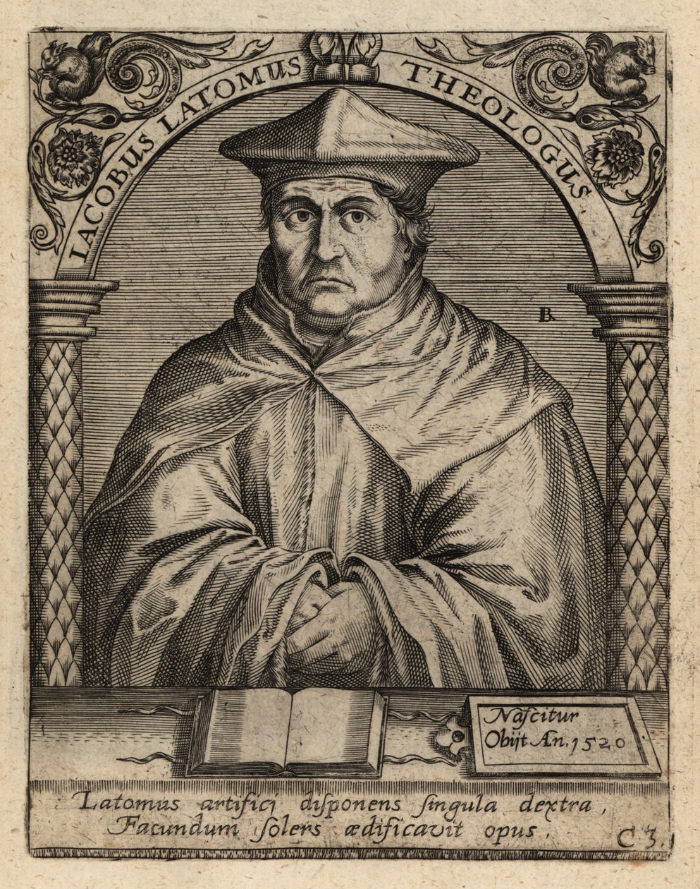 Jacques Masson, c1475-1544, théologien flamand - Theodore de Bry