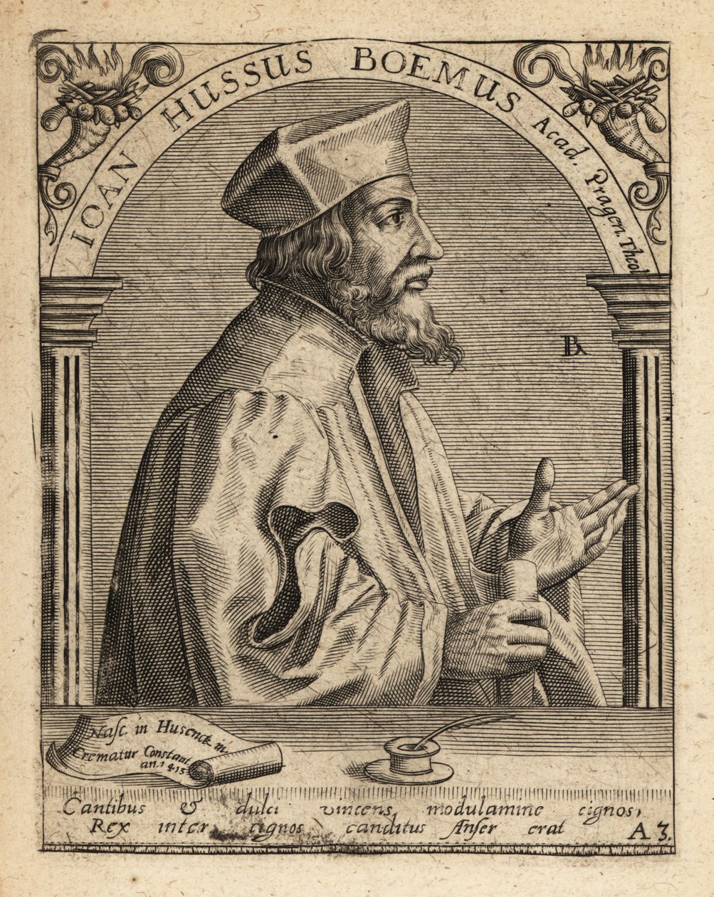 Jan Hus - Theodore de Bry