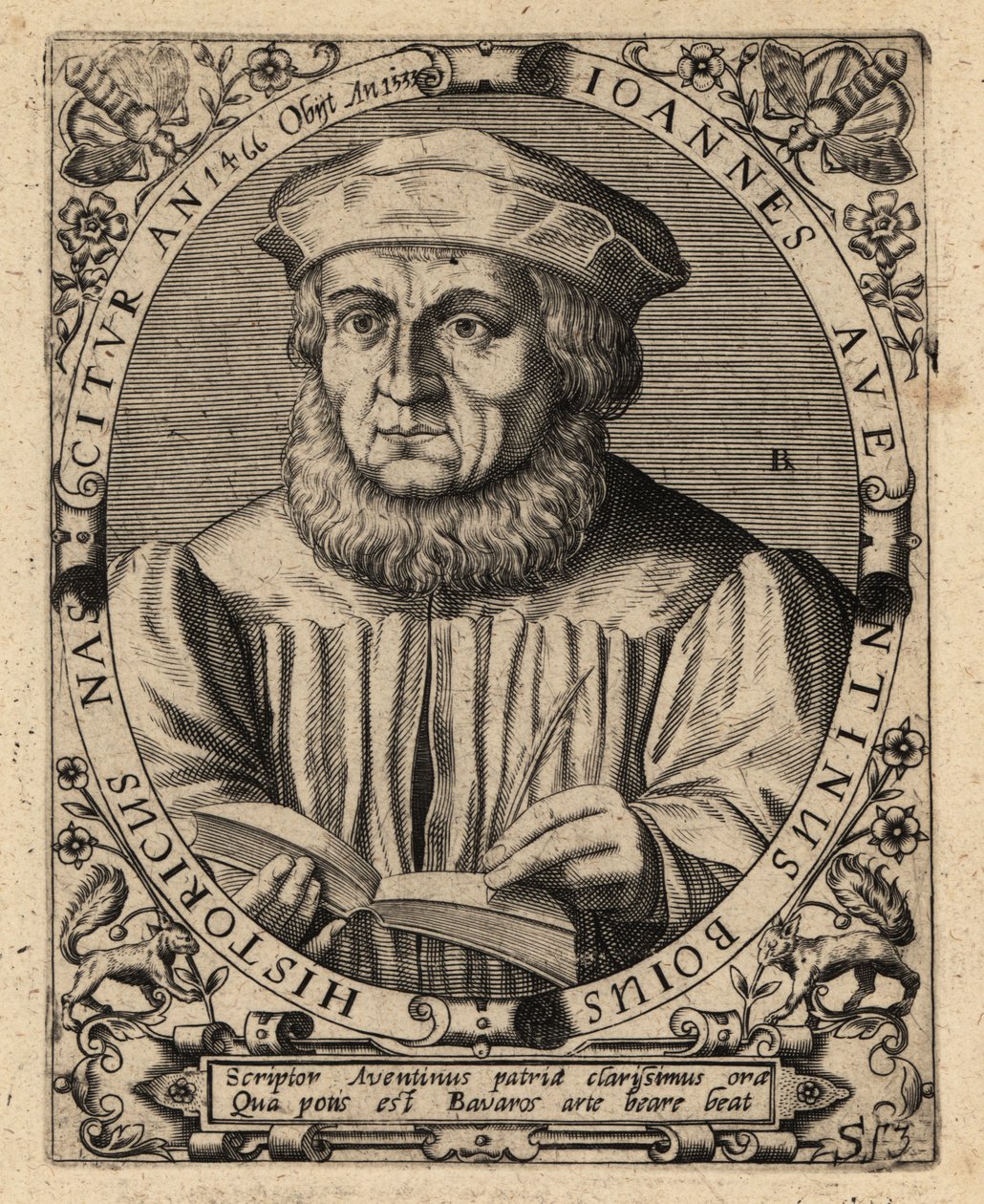 Johannes Aventinus, historien bavarois - Theodore de Bry