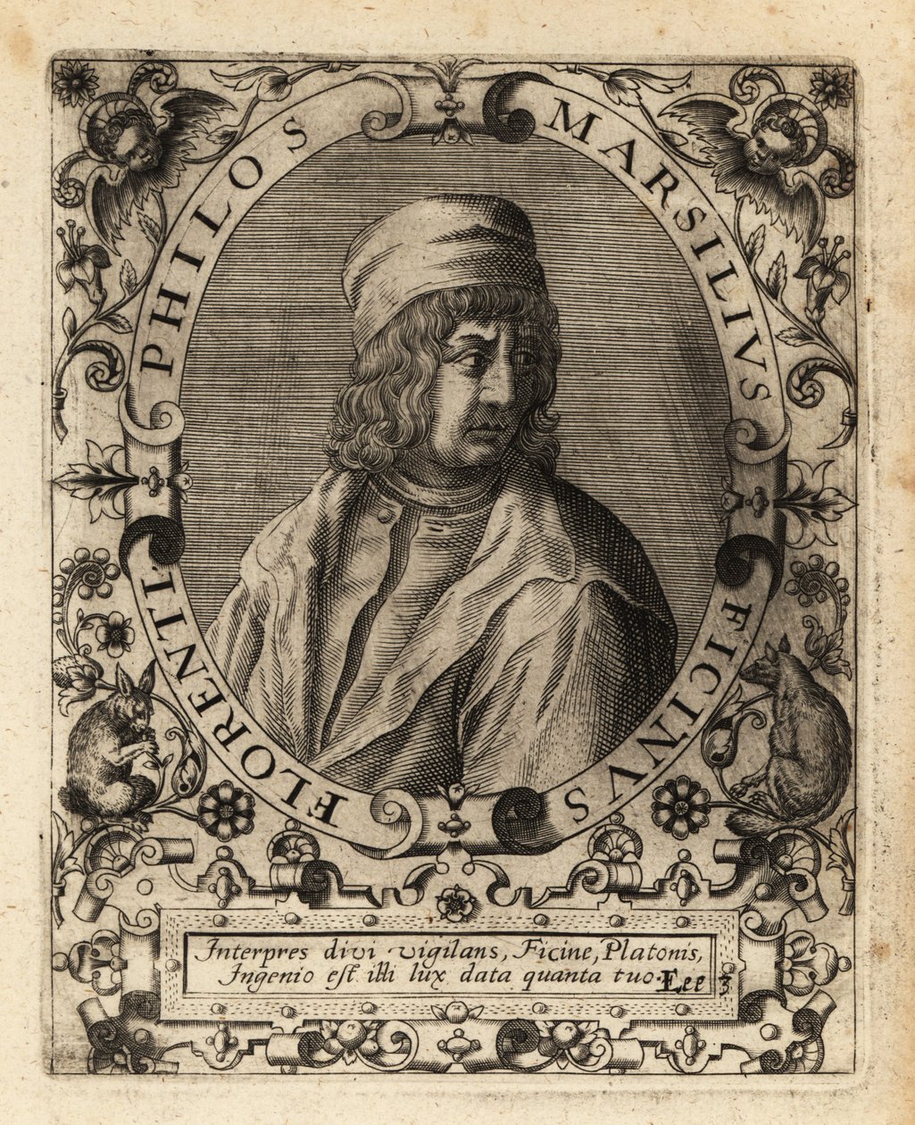 Marsilio Ficino, érudit italien - Theodore de Bry