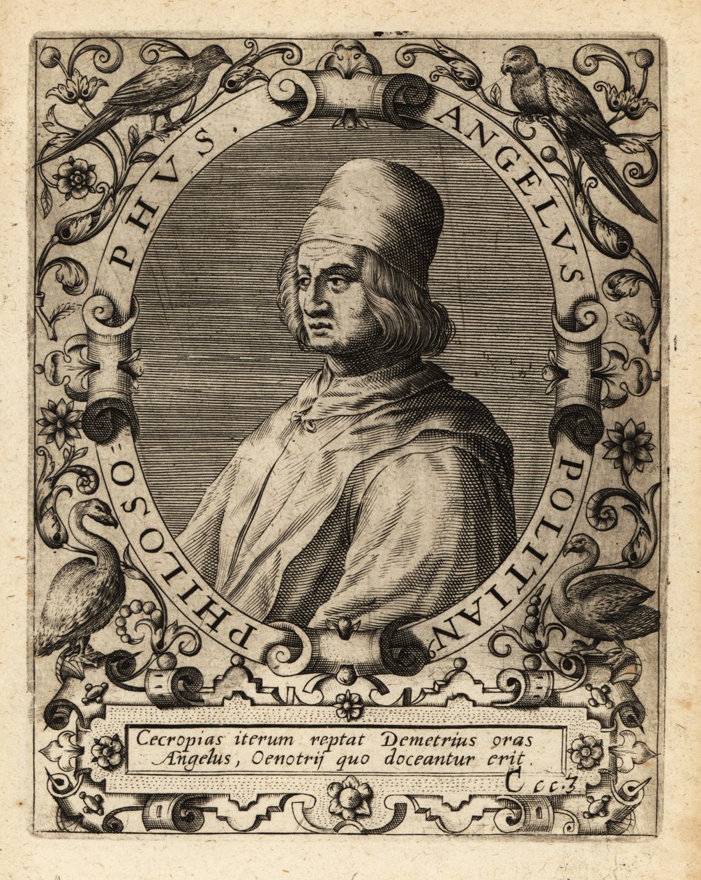 Poliziano, érudit classique italien - Theodore de Bry