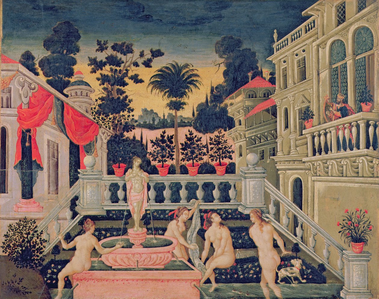 David regardant Bethsabée se baigner, c.1650 - Theodoros Pulakis