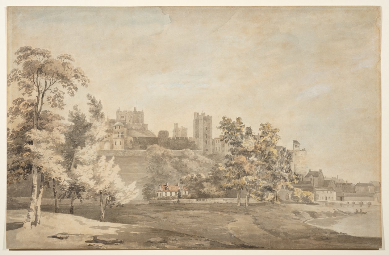 Château de Windsor depuis la rivière - Theodosius Forrest
