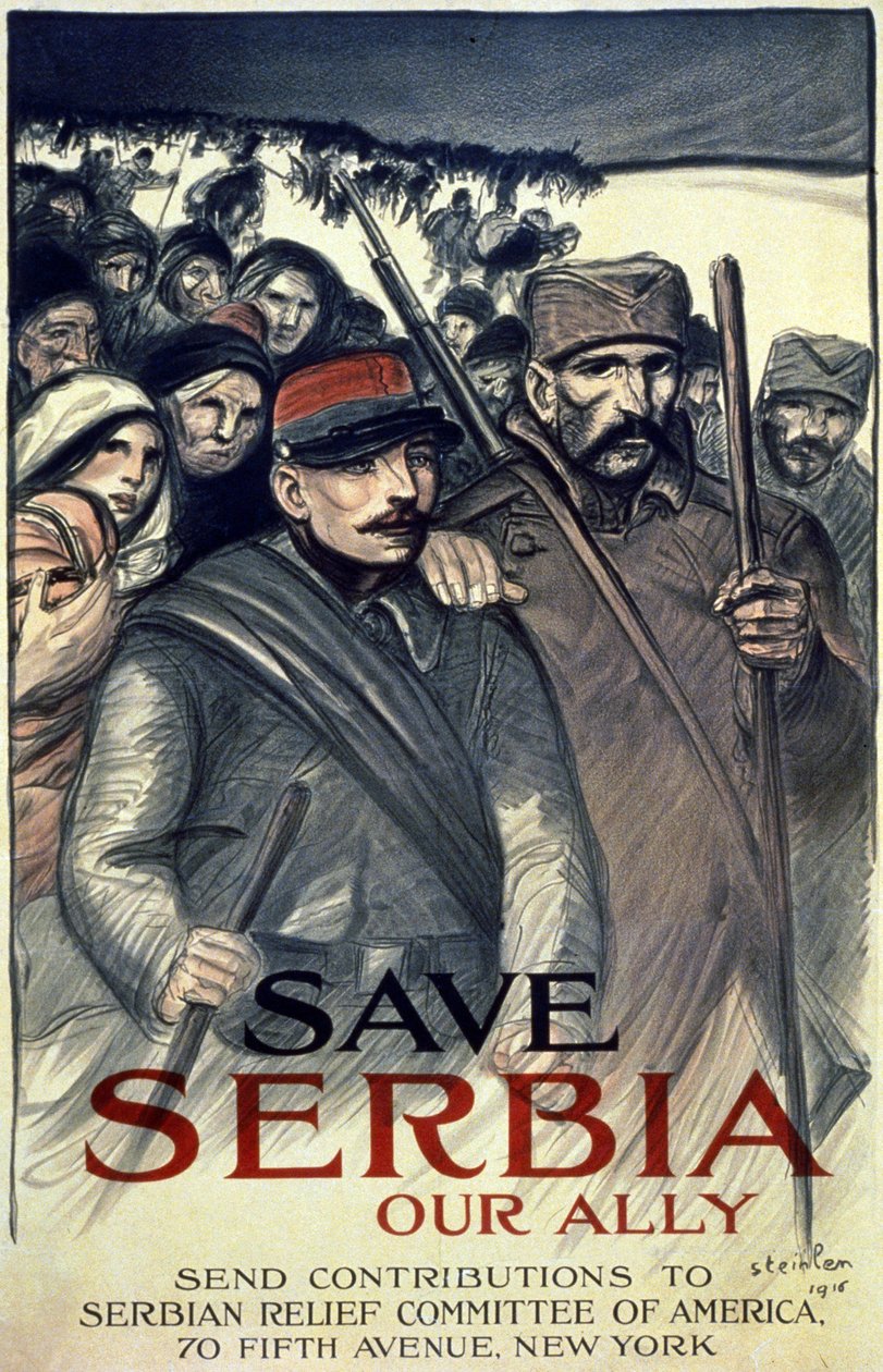 Sauvez la Serbie, notre alliée, 1916 - Théophile Alexandre Steinlen