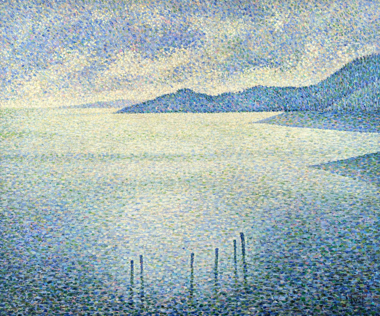 Scène côtière, vers 1892-1893 - Théo van Rysselberghe