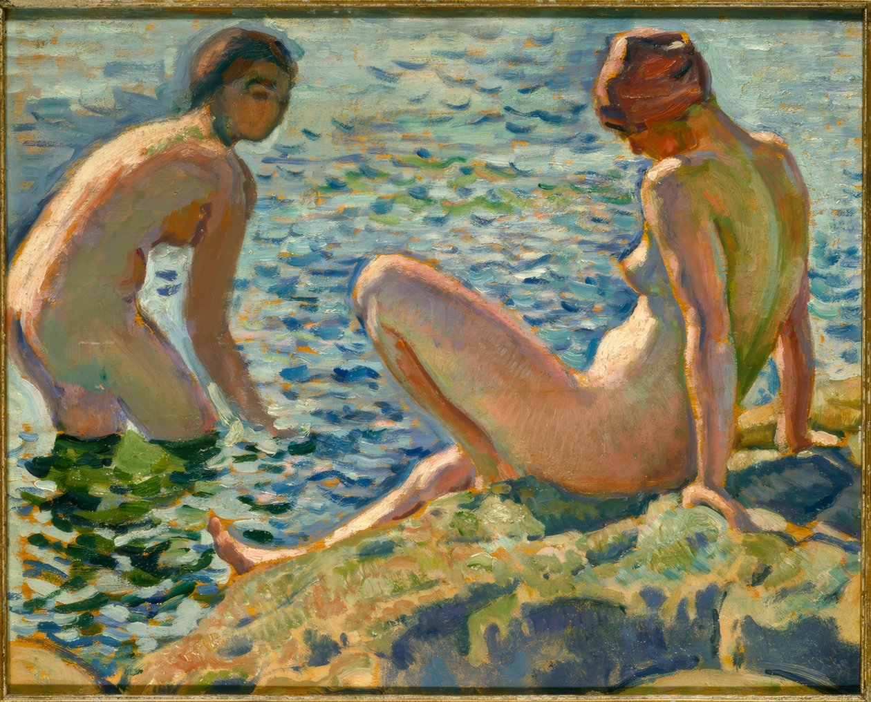 Les baigneuses - Théo van Rysselberghe