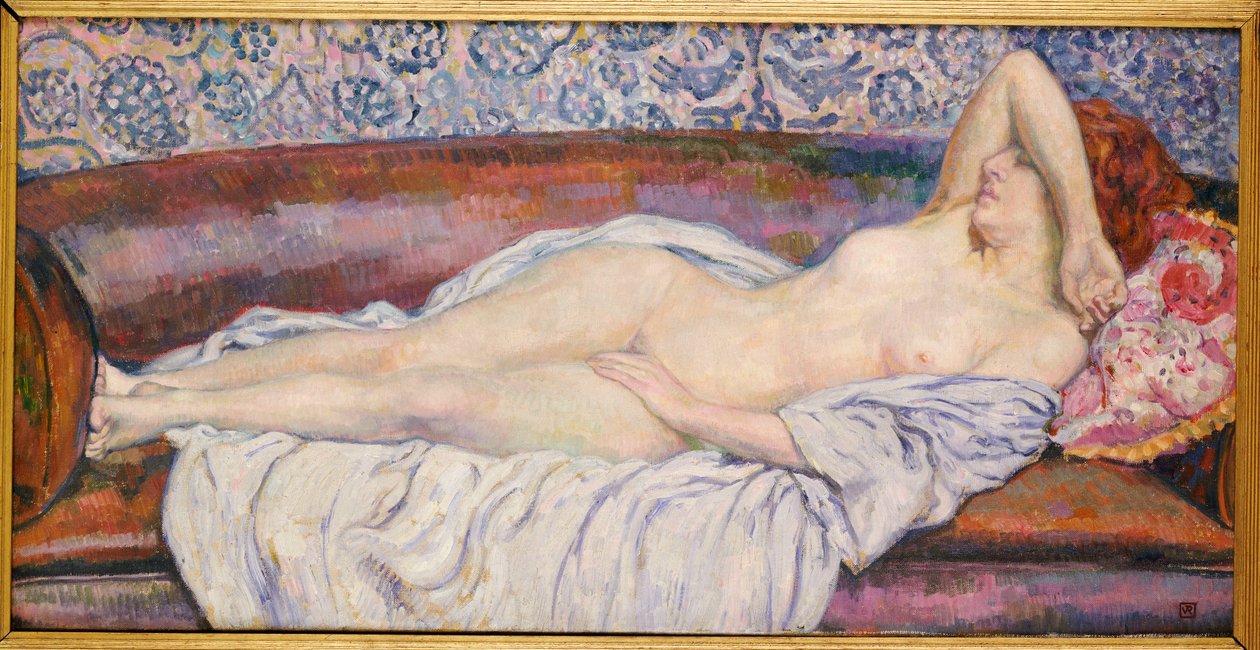 Nu allongé - Théo van Rysselberghe