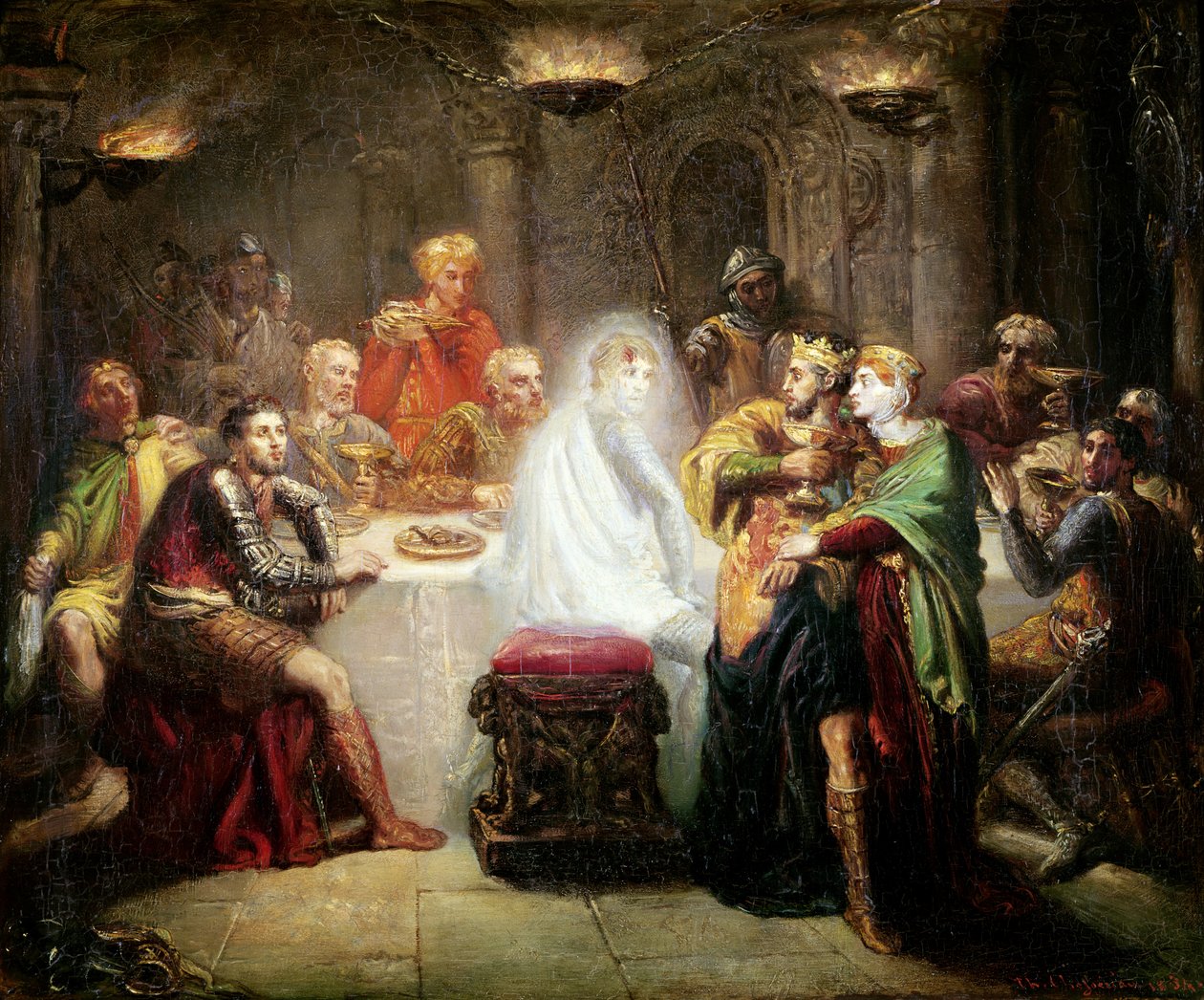 Le fantôme de Banquo - Théodore Chassériau