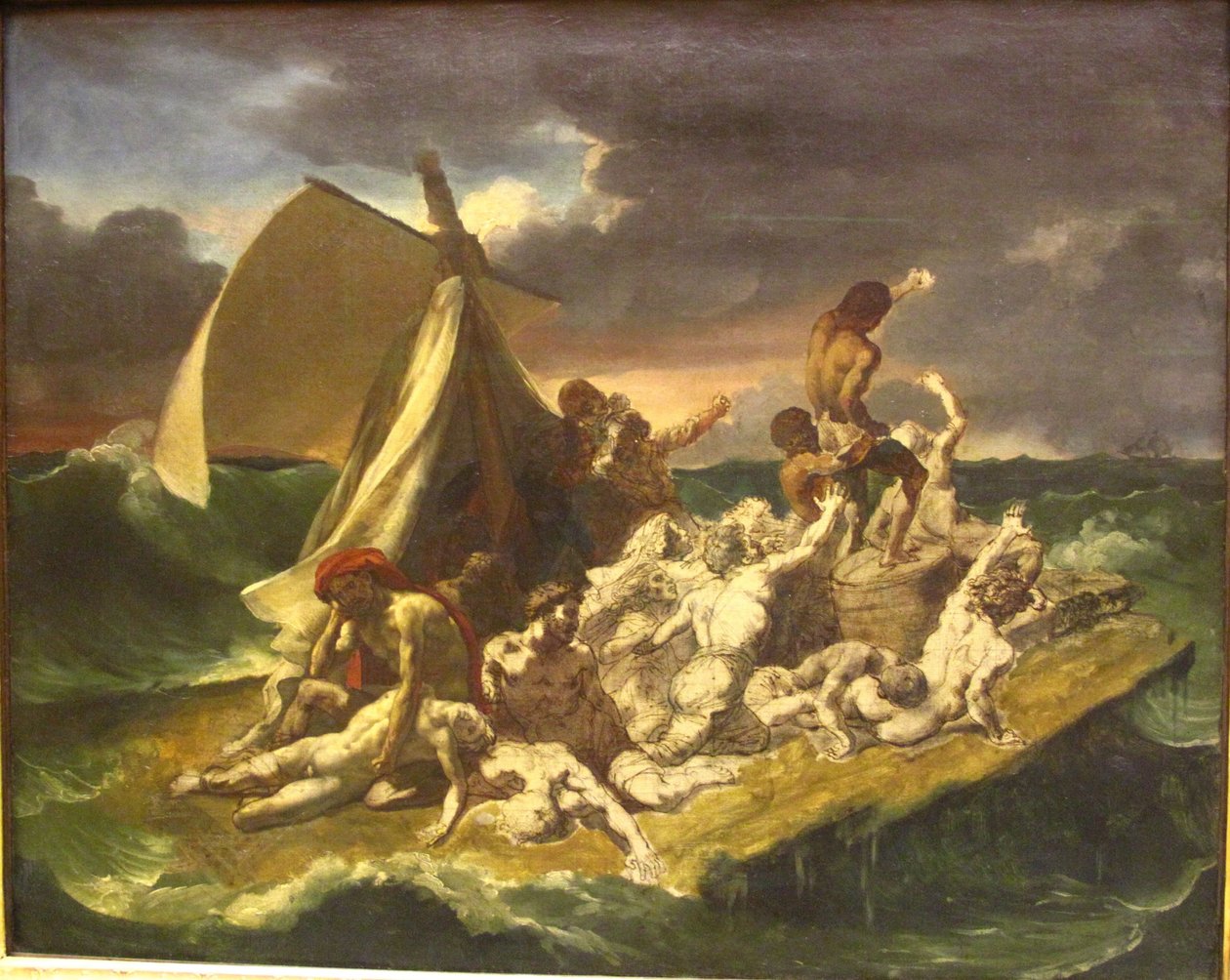 Esquisse du Radeau de la Méduse - Theodore Gericault