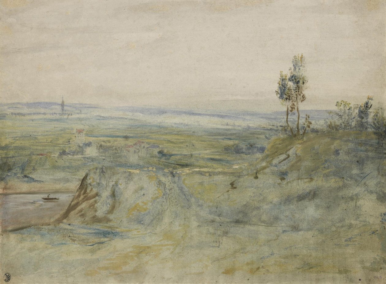 La Plaine, vue des hauteurs de Meudon - Pierre Etienne Theodore Rousseau