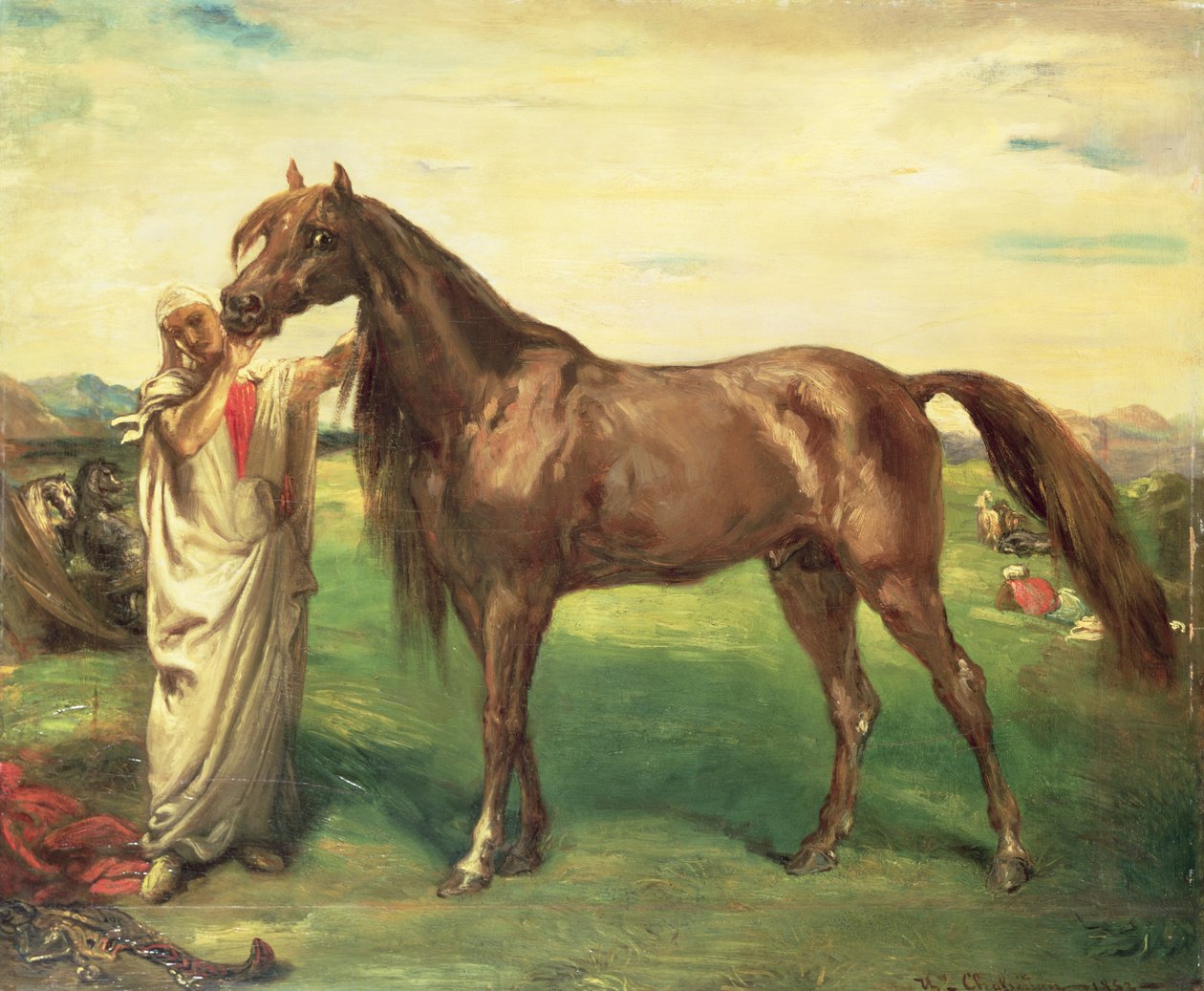 Hadji, un étalon arabe - Théodore Chassériau