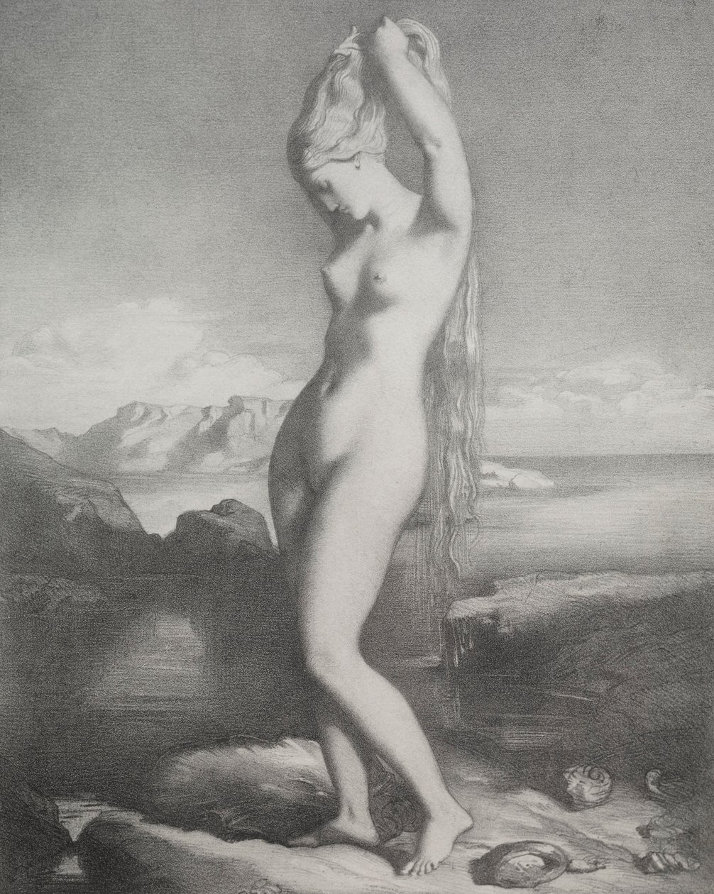 Vénus Anadyomène, 1839 - Théodore Chassériau