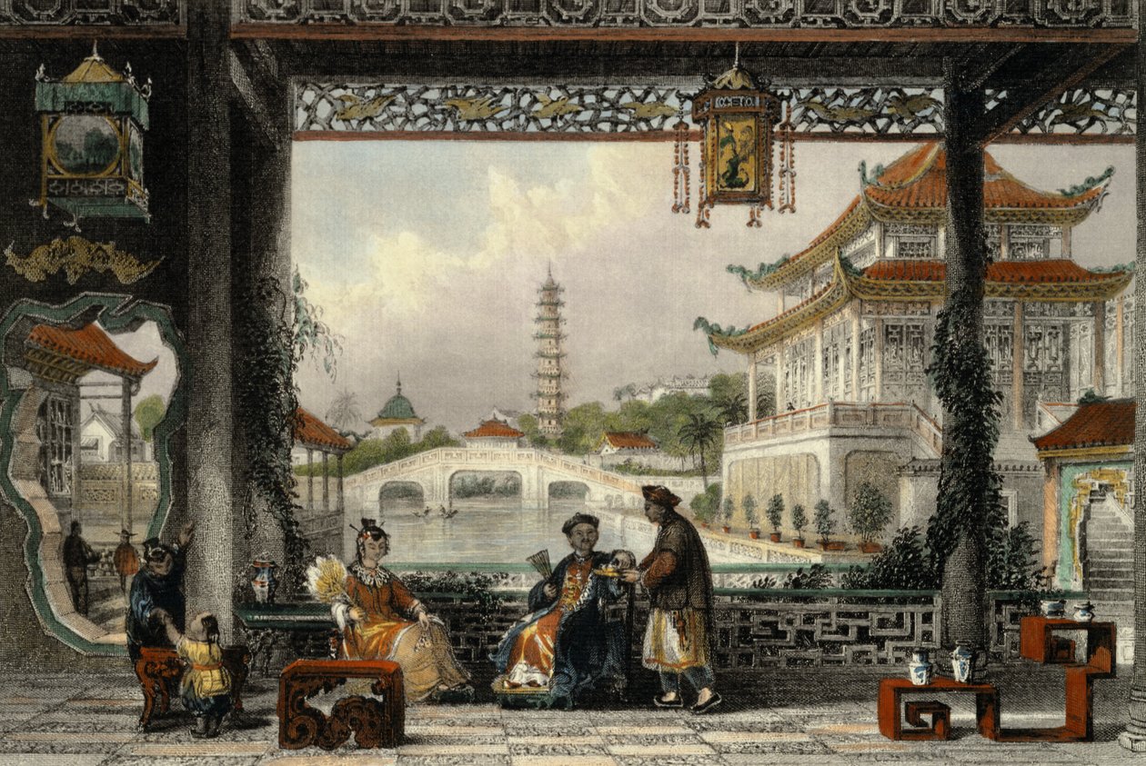 Pavillon et jardins d