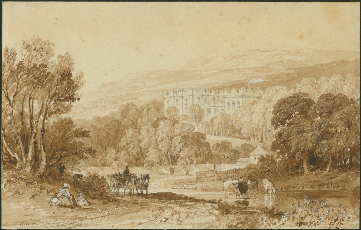 Château de Stanhope, Durham - Thomas Allom