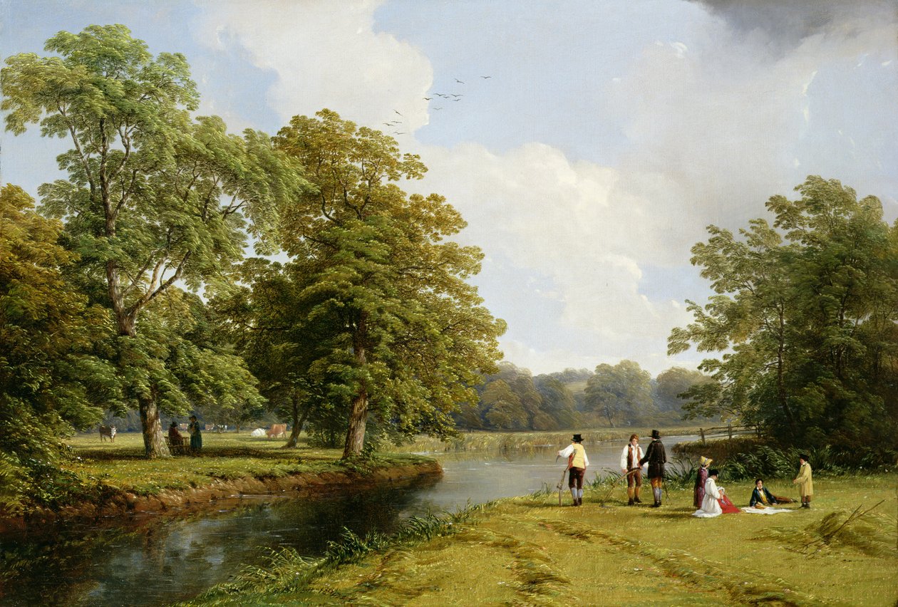 Un pique-nique dans le parc de Stoneleigh - Thomas Baker