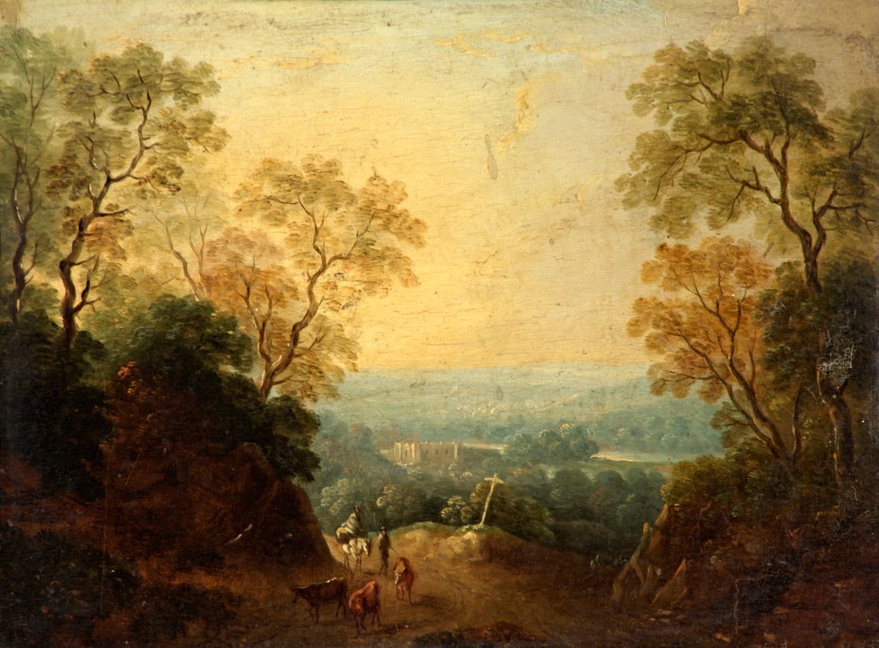 Vue de Longleat, vers 1810 - Thomas Barker of Bath