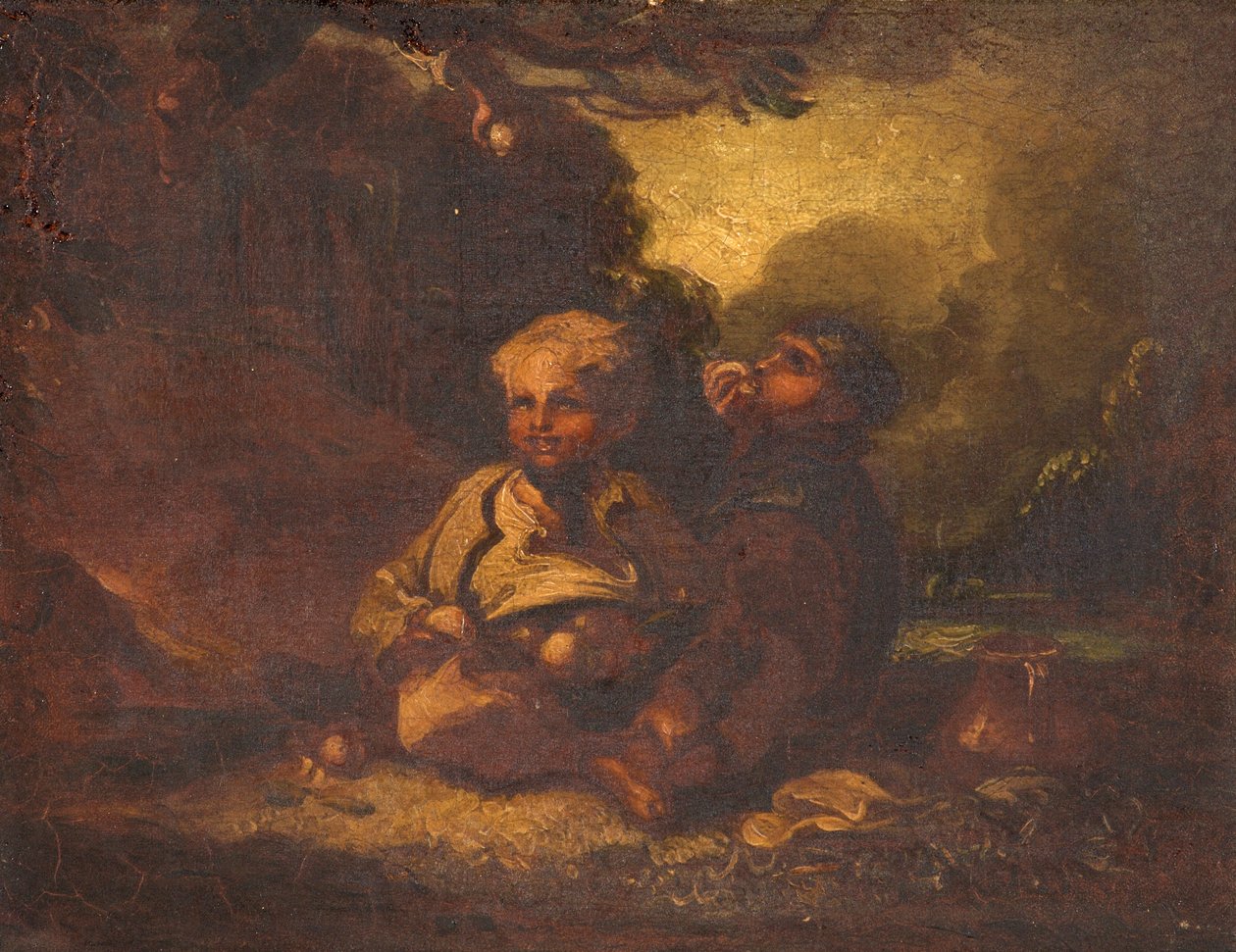 Garçons volant des pommes - Thomas Barker of Bath