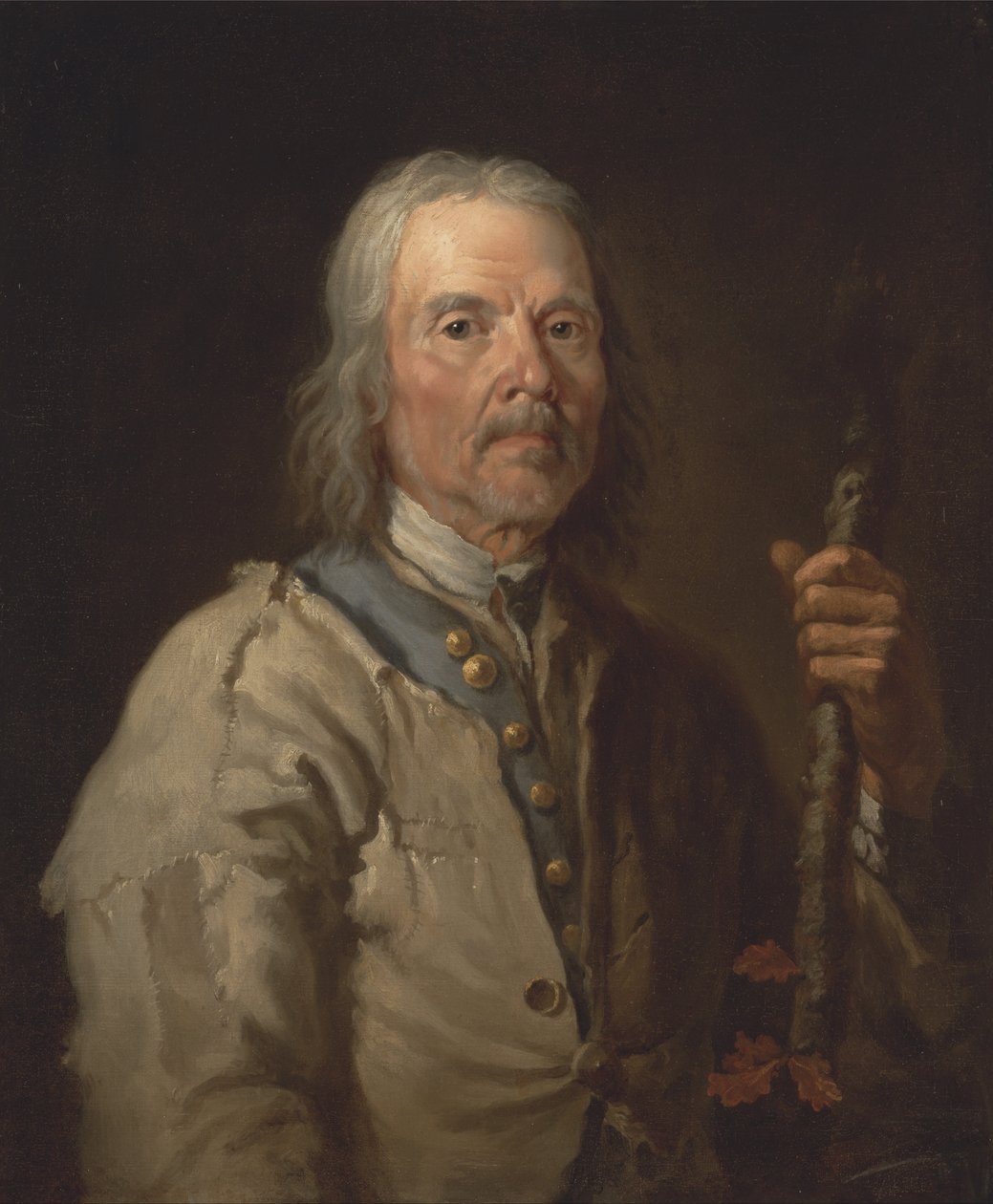 Homme tenant un Bâton - Thomas Barker of Bath