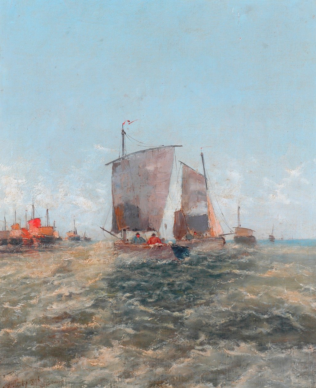 Au large de la côte hollandaise, 1896 - Thomas Bush Hardy