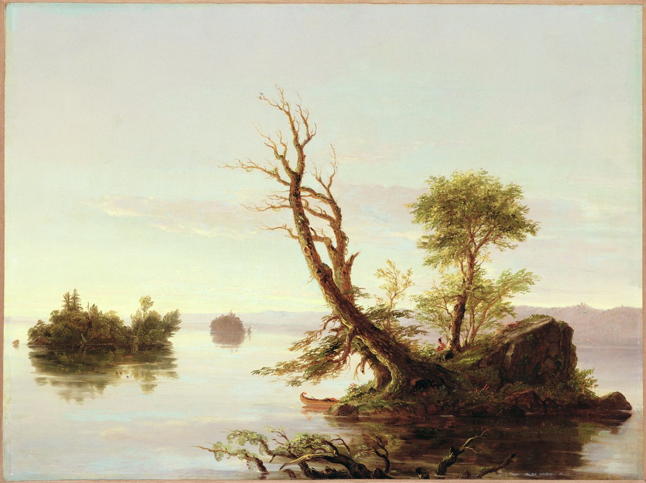 Scène de lac américain, 1844 - Thomas Cole