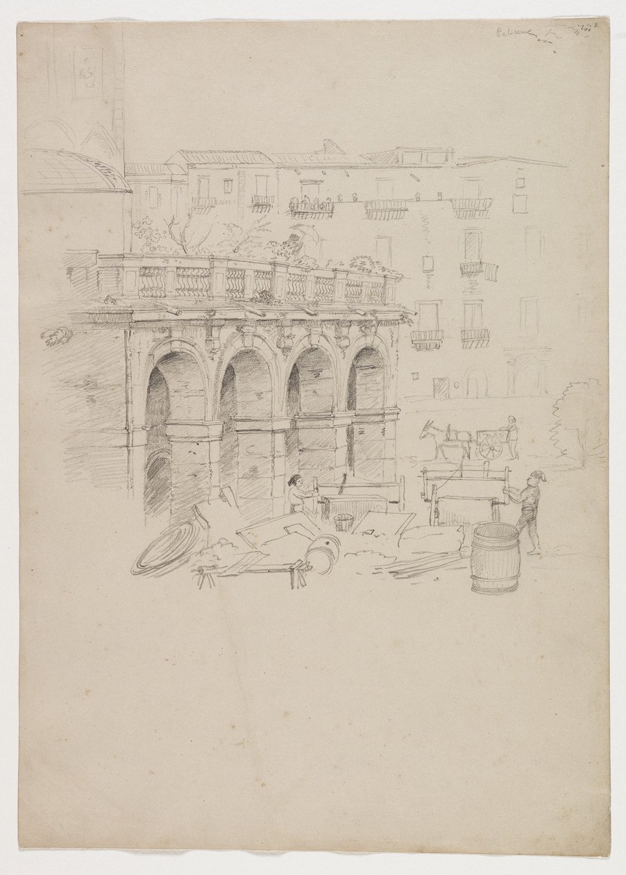 Arcade à Palerme, Sicile - Thomas Cole