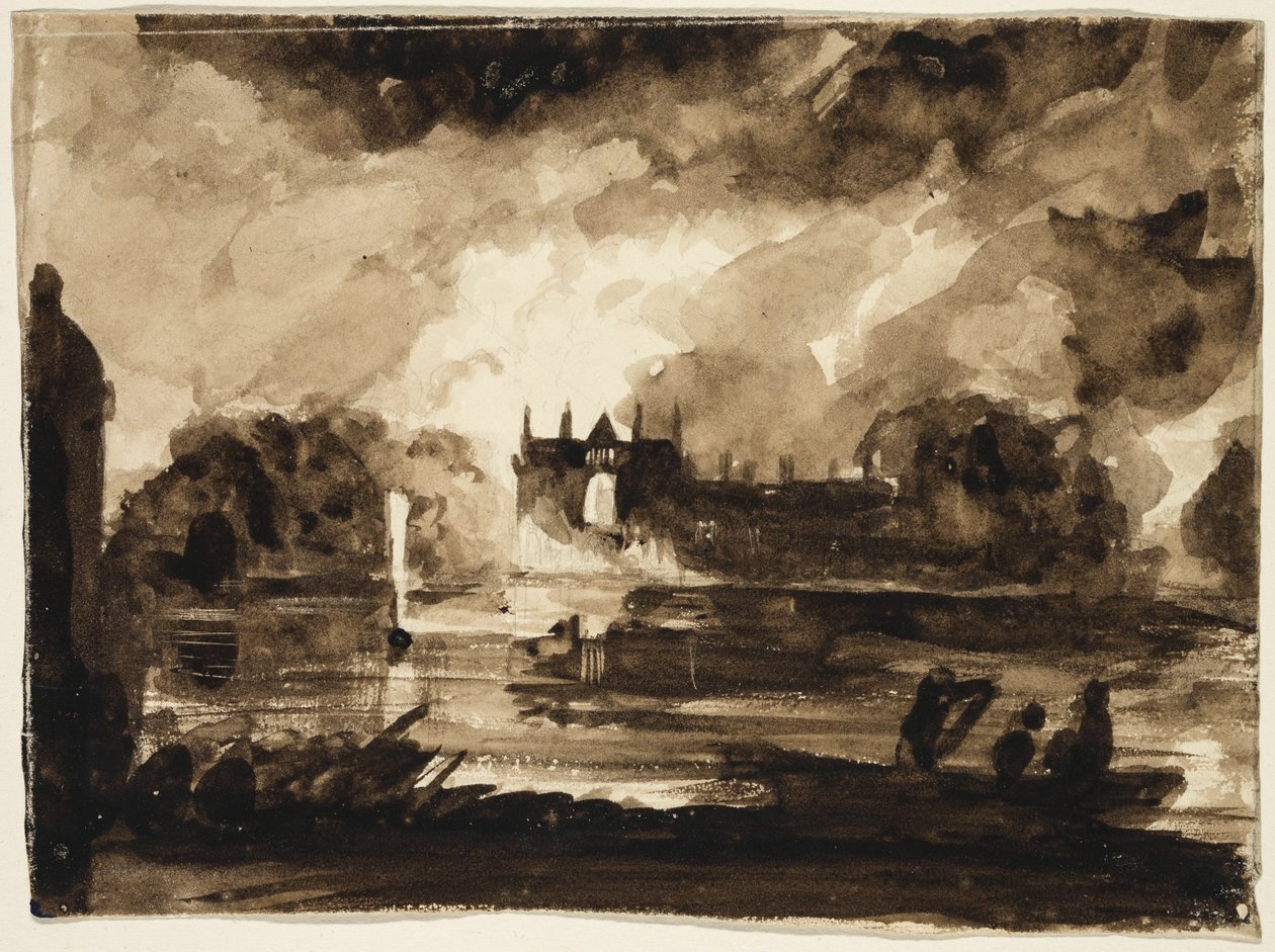 Effet pour Newstead Abbey, Nottinghamshire, Angleterre, 1830 - Thomas Cole