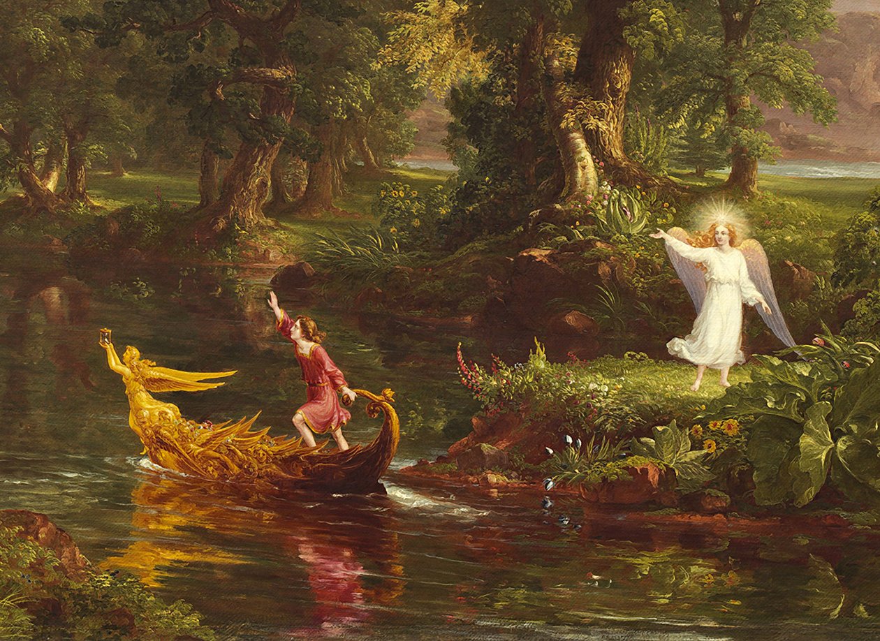 Le Voyage de la Vie : Jeunesse (détail) - Thomas Cole