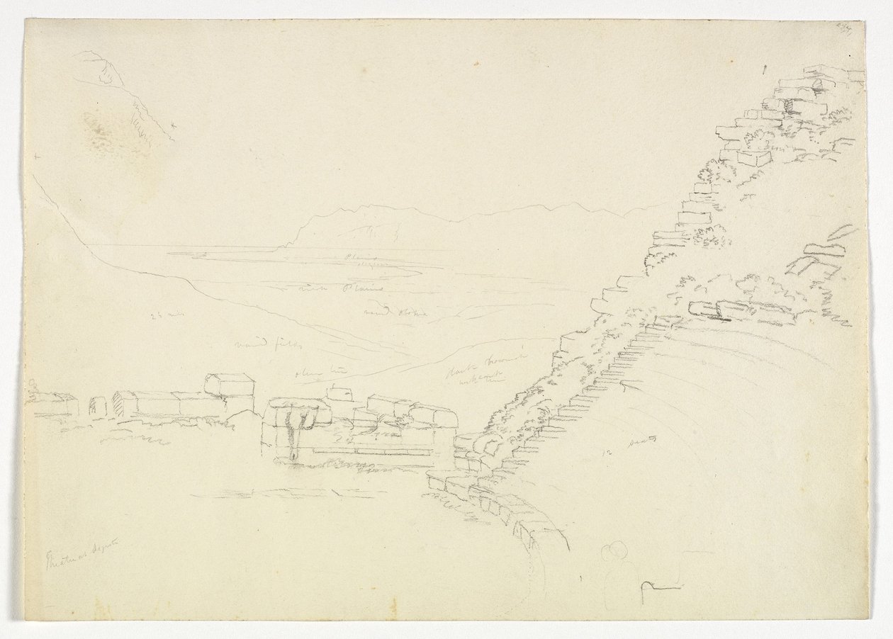 Théâtre de Ségeste, Sicile - Thomas Cole