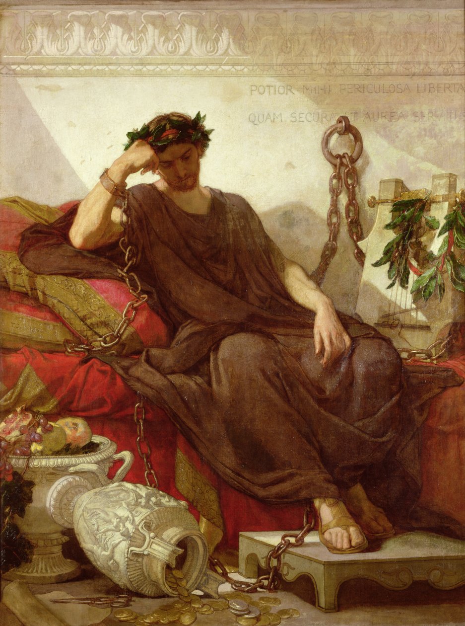 Damoclès, 1866 - Thomas Couture