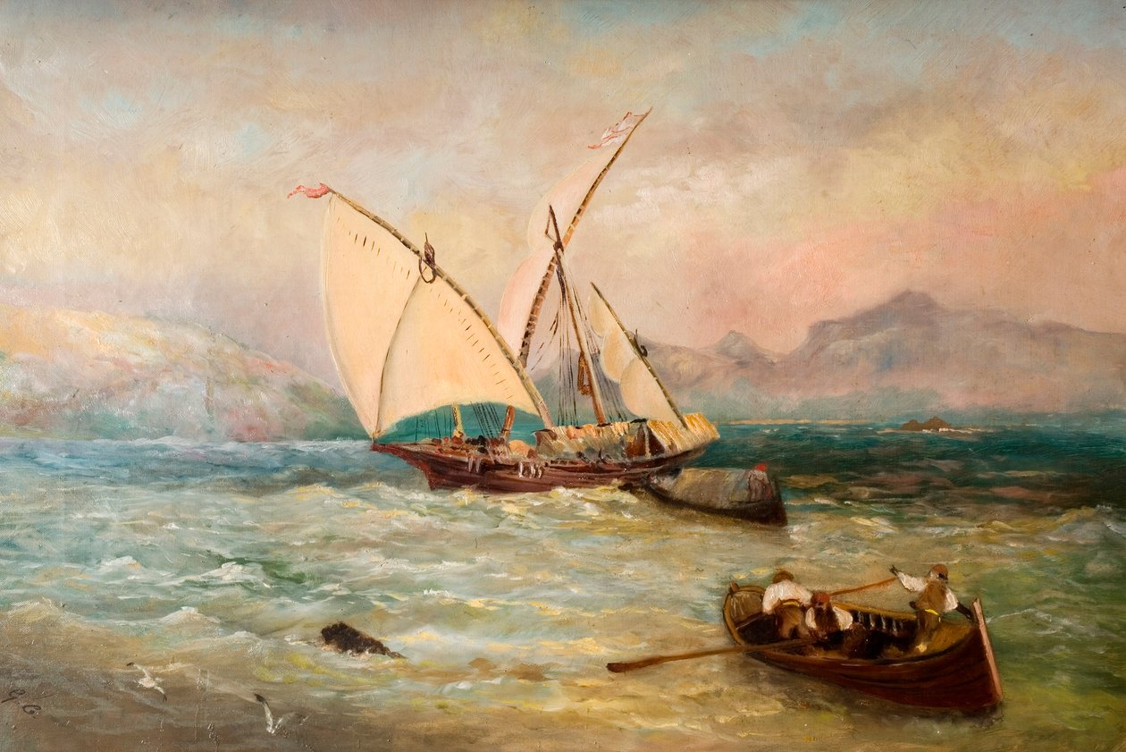 Sur la Tees - Thomas Creswick