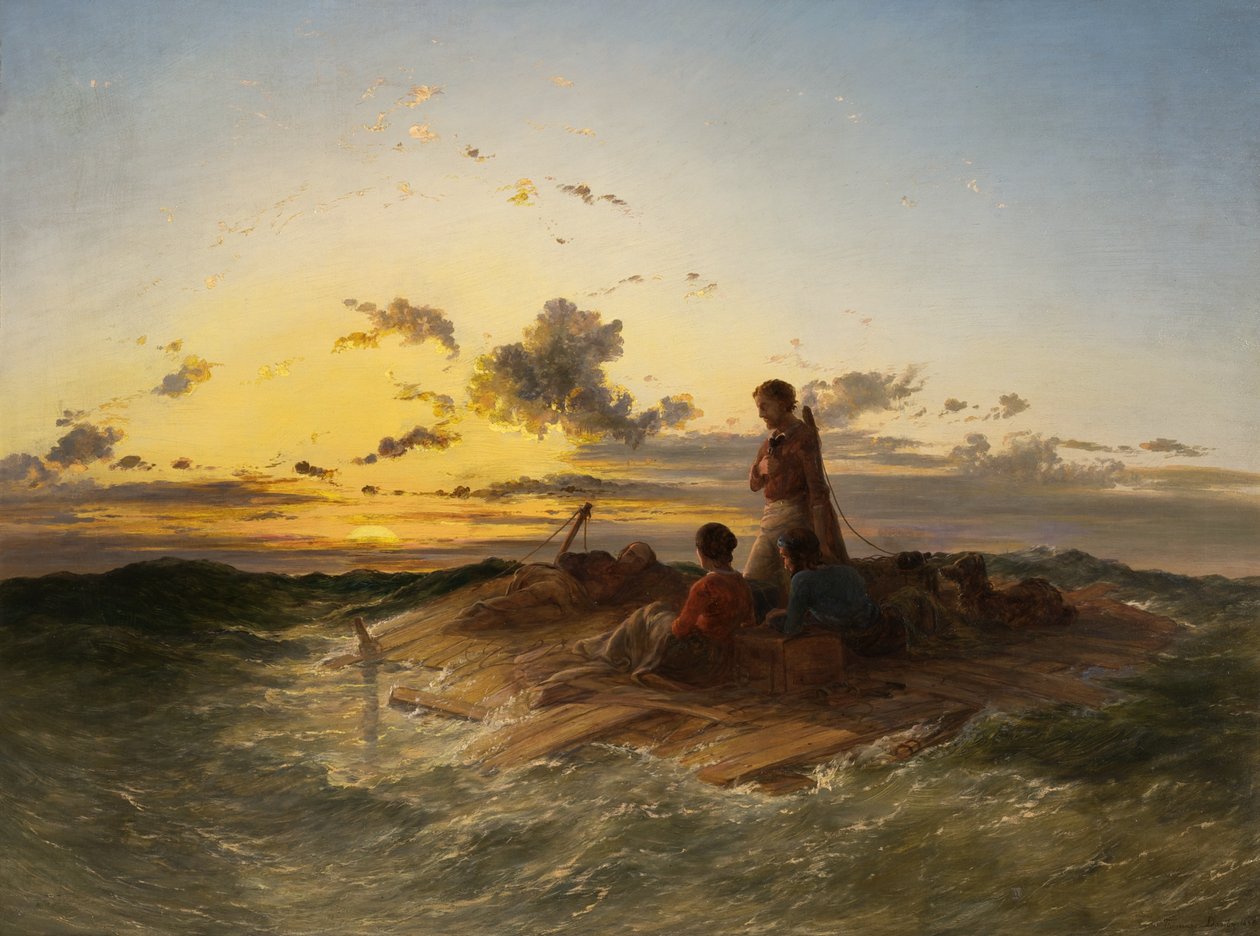 Le Radeau, 1850 - Thomas Danby
