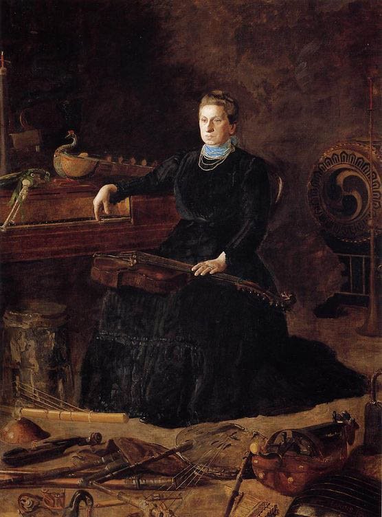 Musique Antiquée Portrait de Sarah Sagehorn Frishmuth - Thomas Eakins